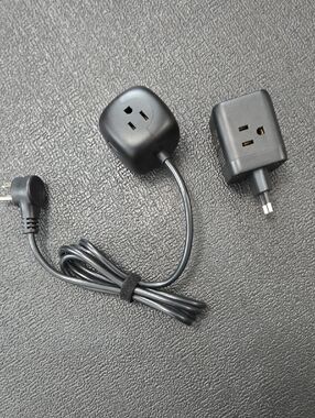 Black Travel Power Adapter Set